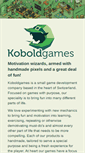 Mobile Screenshot of koboldgames.ch