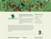 Tablet Screenshot of koboldgames.ch